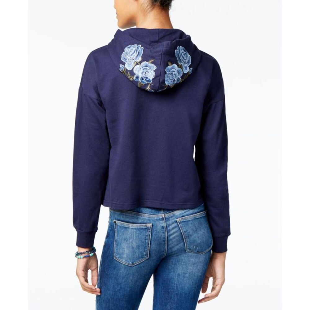 Ultra Flirt Juniors Embroidered Pullover Hoodie